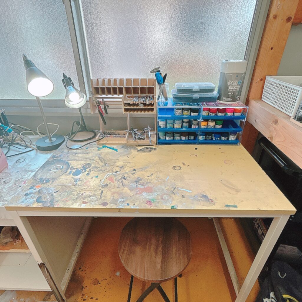 プラモデル　物入れ　小屋　趣味　整理収納　片付け　埼玉　鈴木　ゆり　ガンダム　塗装　イベント　推し活